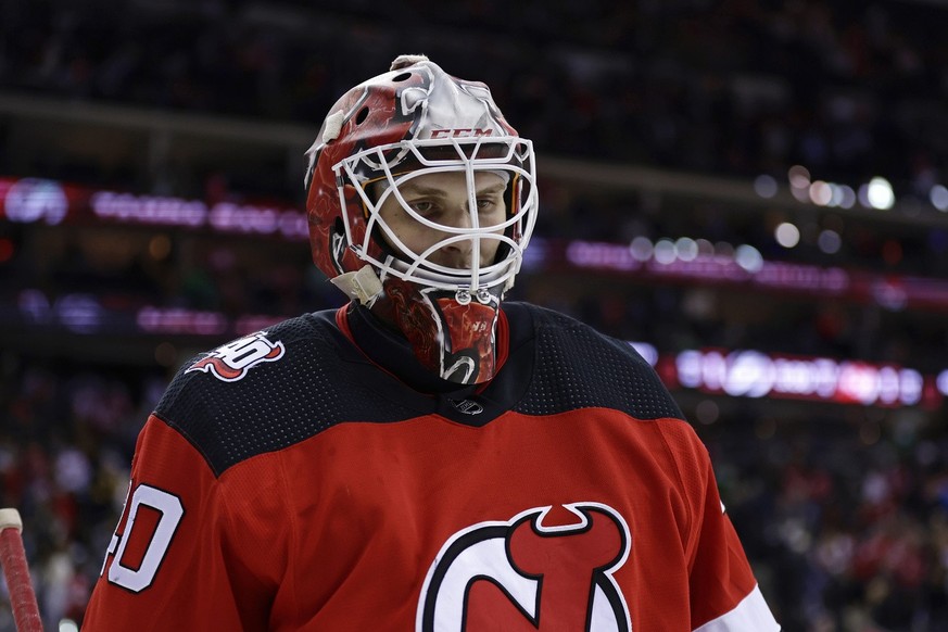 Akira Schmid avec les Devils