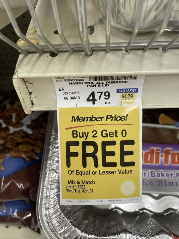 Die lustigsten Fails der Woche: Kaufe 2, bekomme 0 gratis