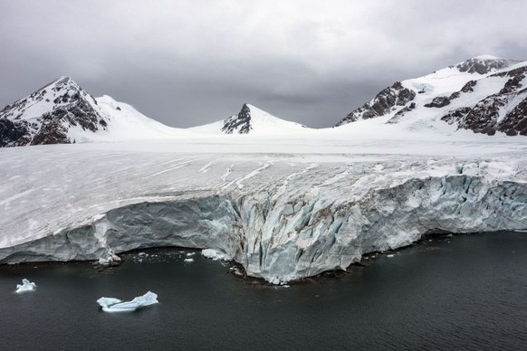 ANTARCTICA - FEBRUARY 20: A photo of the white continent, where Turkish scientists went for observations as part of the 6th National Antarctic Science Expedition in Antarctica on February 20, 2022. Ai ...
