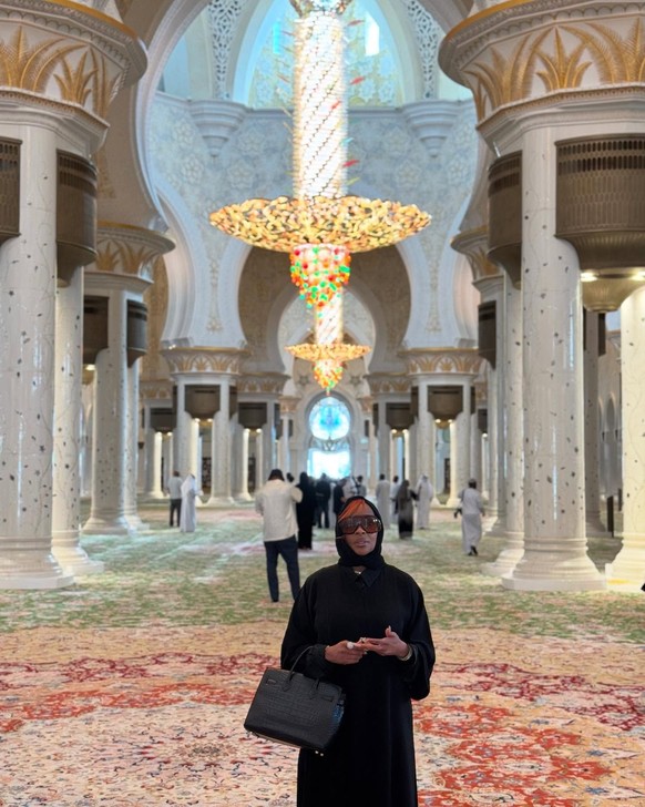 Mary J Blige a visité la Grande mosquée d&#039;Abu Dhabi