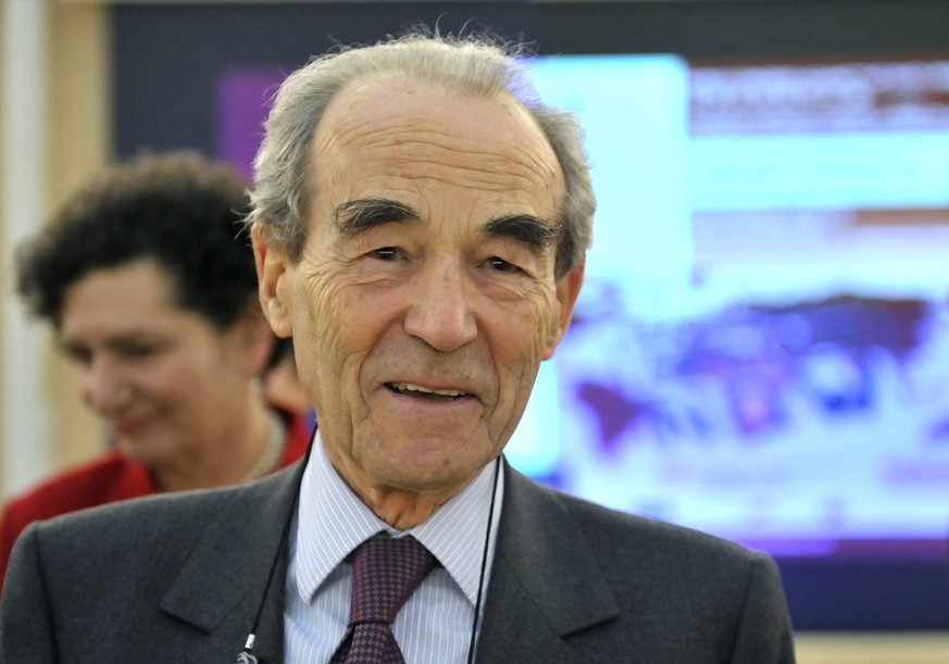 Former French Justice Minister Robert Badinter who initiated the abbolition of death Penalty in France, during the opening of the 4th World Congress Against the Death Penalty, at the European headquar ...