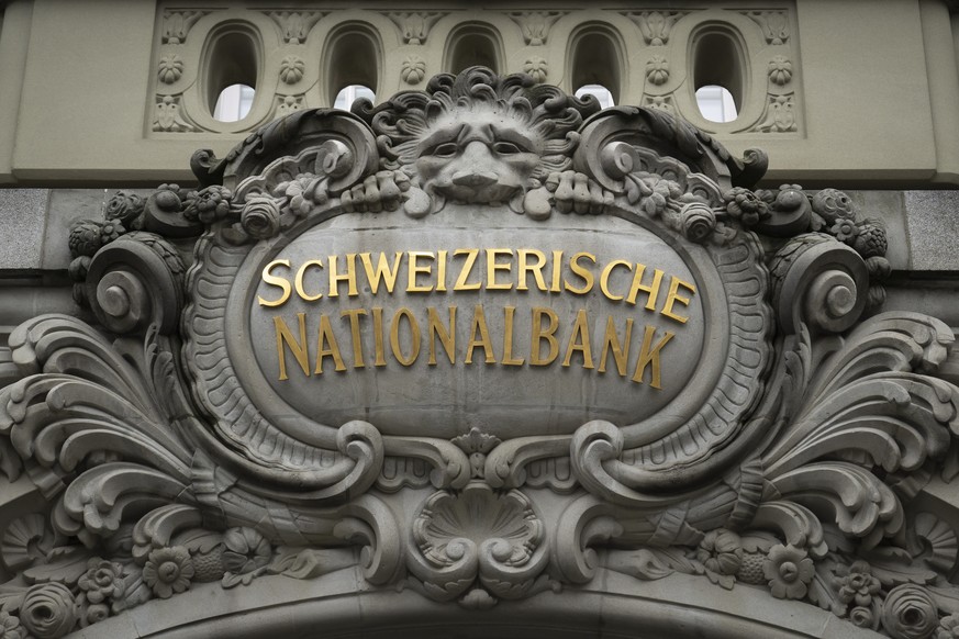 The facade of the Swiss National Bank SNB pictured at the Federal square (Bundesplatz) prior to an end-of-year press conference of Swiss National Bank (SNB BNS), in Bern, Switzerland, Thursday, Decemb ...