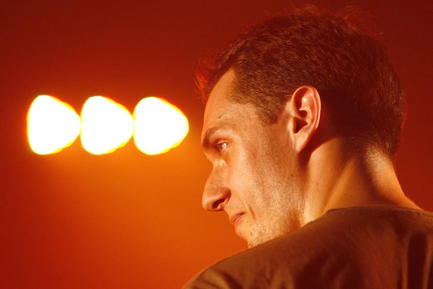 French slam poet Grand Corps Malade alias Fabien Marsaud performs on the chapiteau stage during the 32nd edition of the Paleo Festival in Nyon, Switzerland, Thursday, July 26, 2007. The Paleo open-air ...