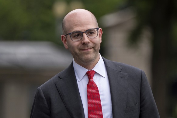 FILE - Stephen Miran, chairman of the Council of Economic Advisors, walks at the White House, June 17, 2025, in Washington. (AP Photo/Alex Brandon, File)
Stephen Miran