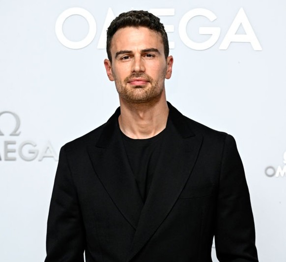 LONDON, ENGLAND - MARCH 22: Theo James attends the Omega Aqua Terra Shades, International Launch Event at Embankment Galleries, Somerset House on March 22, 2023 in London, England. (Photo by Gareth Ca ...