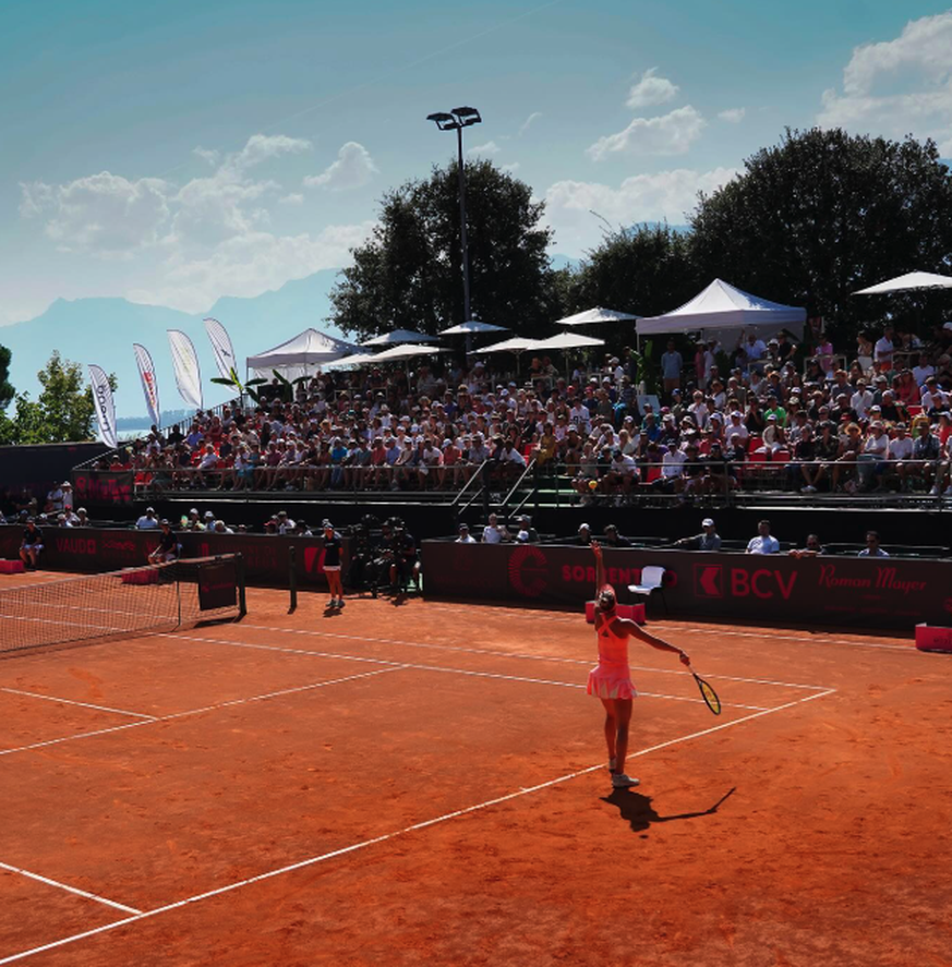Le Montreux Nestlé Open met aussi l'accent sur les à-cotés du court.
