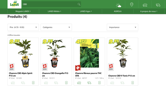 Landi vend du cannabis contre les moustiques