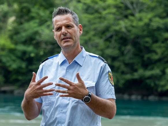 Le capitaine Nicolas Millot, du Service incendie et secours de Gen�ve (SIS), a indiqu� que la fuite d'hydrocarbures a eu lieu au m�me endroit que mardi (archives).