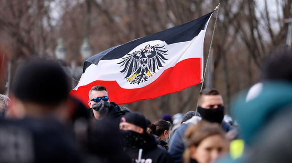 Le mouvement des citoyens du Reich proteste volontiers et beaucoup contre l'Etat allemand.