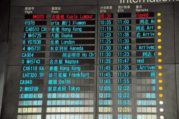 BEIJING, CHINA - MARCH 8: The relatives of the ones boarded on Malaysian Airlines Flight MH370 from Kuala Lumpur to Beijing, carrying 227 onboard which is reported to be missing after the crew failed  ...