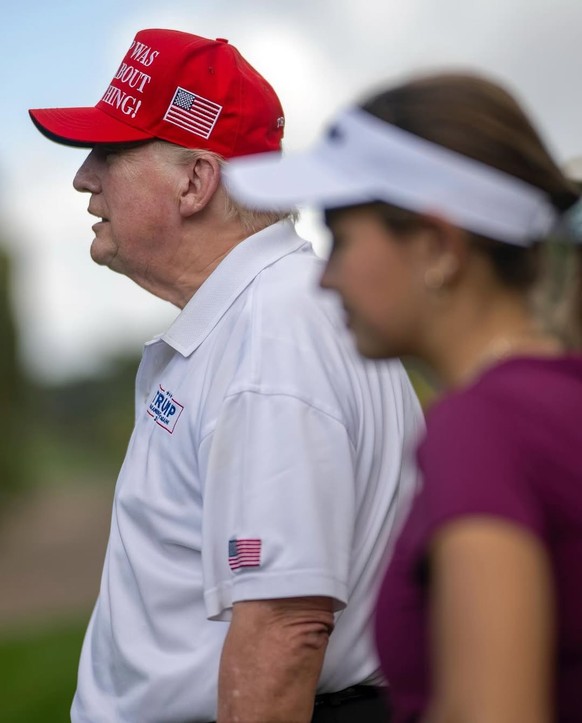 Donald Trump et Kai, sa petite-fille, sont deux amateurs de golf.