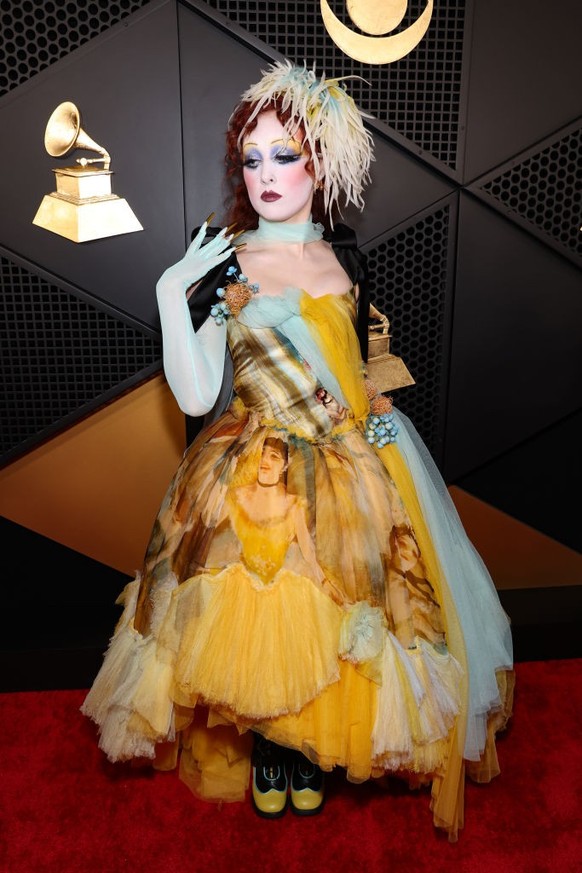LOS ANGELES, CALIFORNIA - FEBRUARY 02: Chappell Roan attends the 67th Annual GRAMMY Awards at Crypto.com Arena on February 02, 2025 in Los Angeles, California. (Photo by Kevin Mazur/Getty Images for T ...