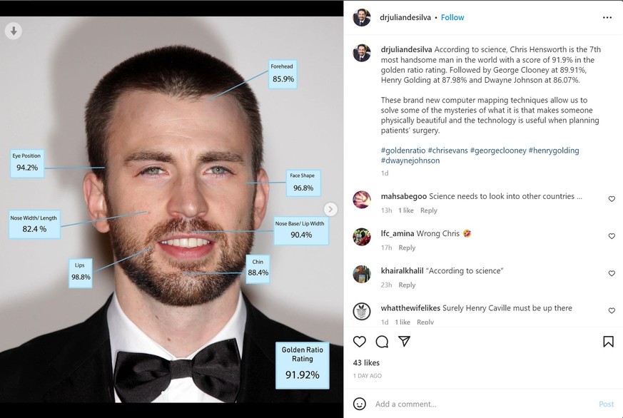 Donc lui, c'est Chris Evans et pas Chris Hemsworth.