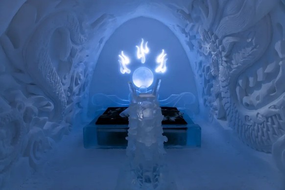 Ice Hotel en Laponie suédoise.