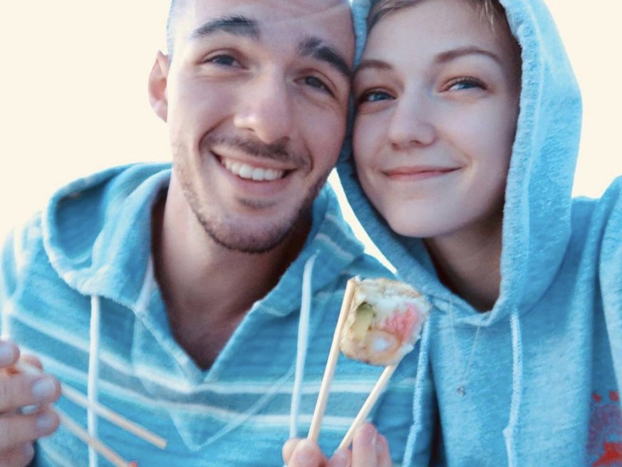 epa09487004 An undated handout photo made available by the North Port Police Department in North Port, Florida, USA shows Brian Christopher Laundrie (L) and his fiancee Gabrielle &#039;Gabby&#039; Pet ...