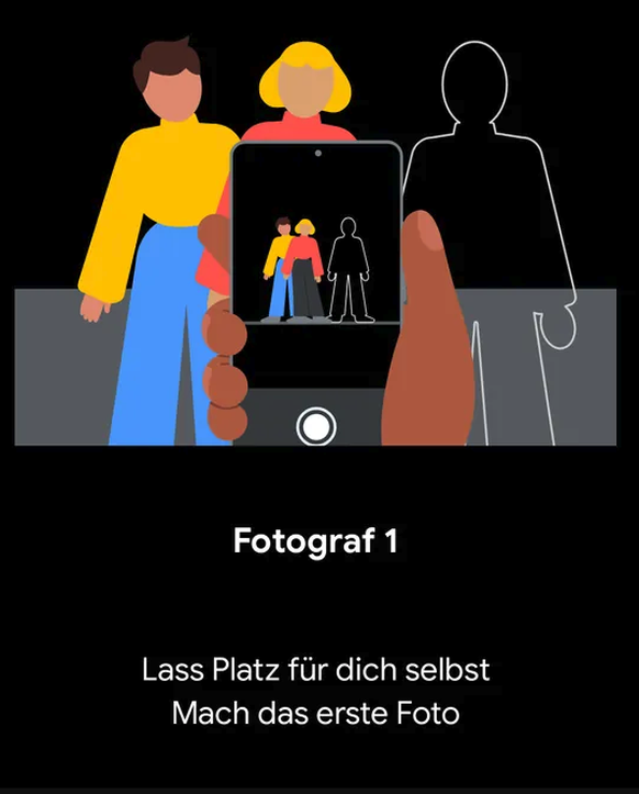 Ajoutez-moi: deux photos du Photographe 1 et du Photographe 2 sont fusionnées en une seule photo dans laquelle toutes les personnes peuvent être vues à la fin.