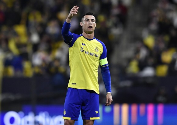 La star portugaise Cristiano Ronaldo joue à Al-Nassr depuis cet hiver.