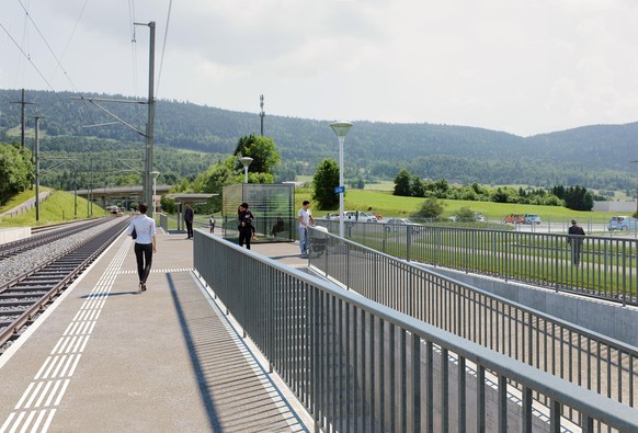 les liaisons du RER Vaud entre Lausanne et la Vallée de Joux se feront sans changement de train, grâce au rebroussement au Day, rendu possible par la transformation de la gare.