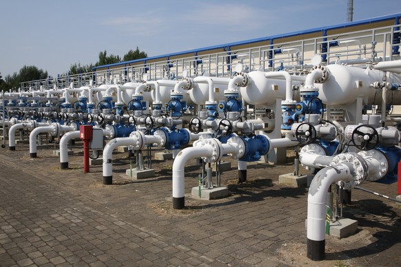 A view of the In��ukalns underground gas storage of JSC the ��Conexus Baltic Grid&quot;, the independent company in Ragana village, Latvia, Wednesday, July 14, 2021. Russia&#039;s state-owned natural  ...