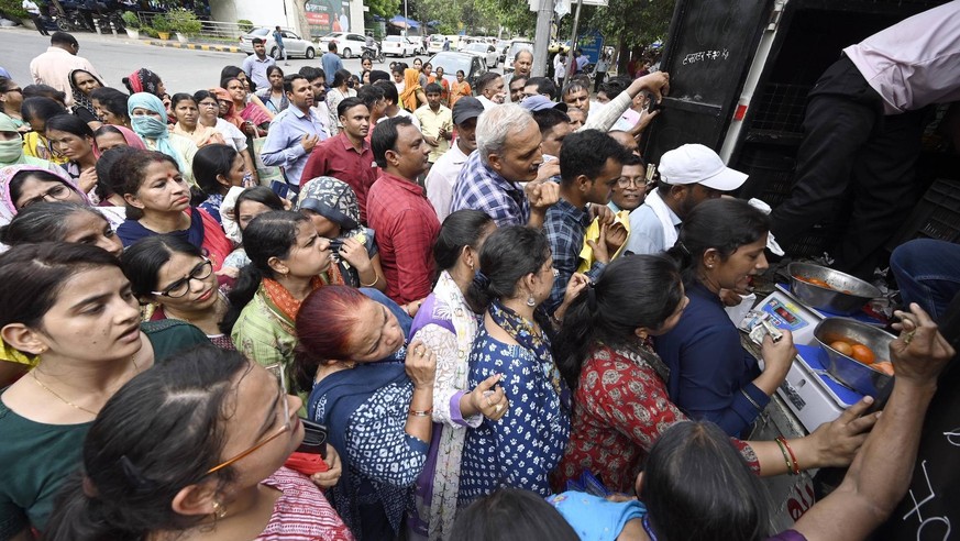 Inflation en Inde: le prix augmente de 400%