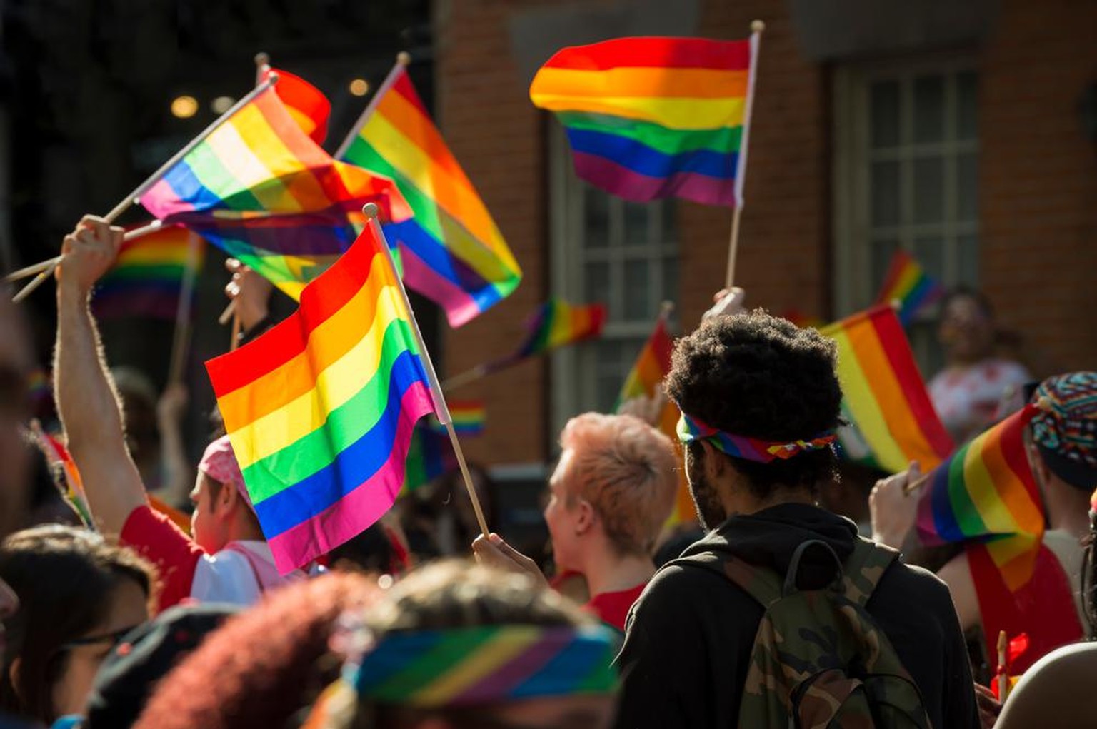 Une marche lesbienne le 5 avril à Paris. Watson