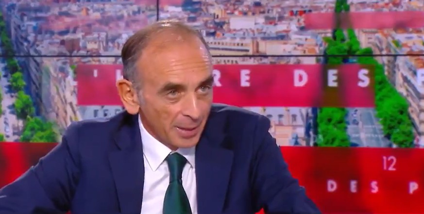 Eric Zemmour sur Cnews.