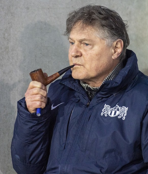 Der Praesident des FC Zuerich, Ancillo Canepa beim Super League Meisterschaftsspiel zwischen dem FC Luzern und dem FC Zuerich vom Samstag, 15. April 2023 in Luzern. (KEYSTONE/Urs Flueeler)