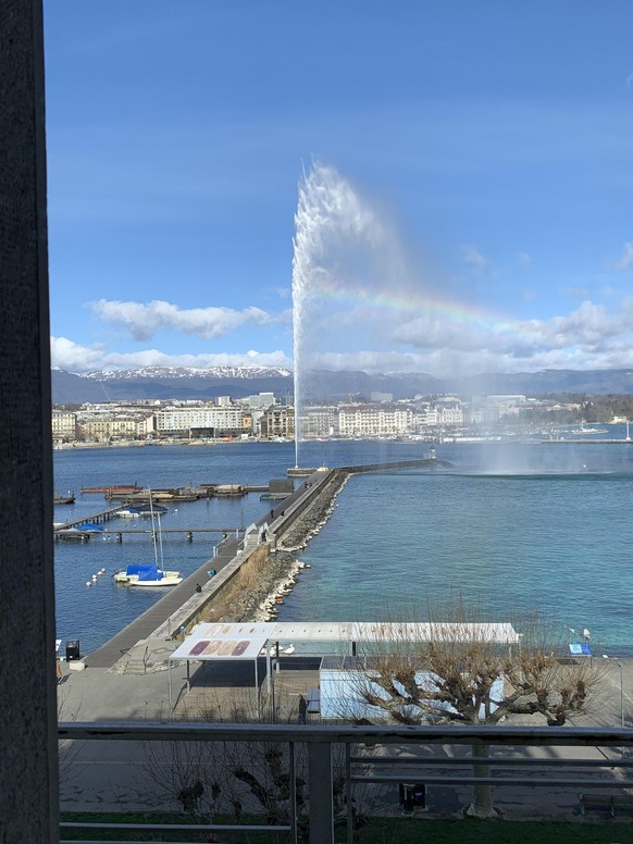 Fabienne Fischer rade Genève vue du bureau, Ge 12 Mars 2021