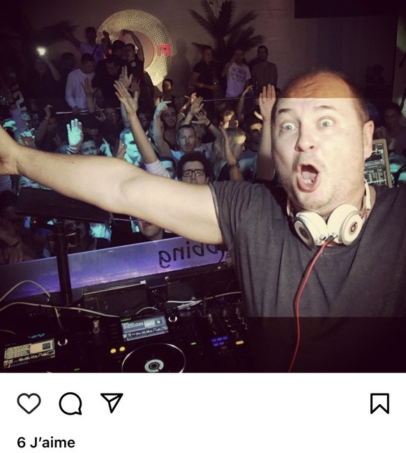 Cauet au Moa Club de Genève.