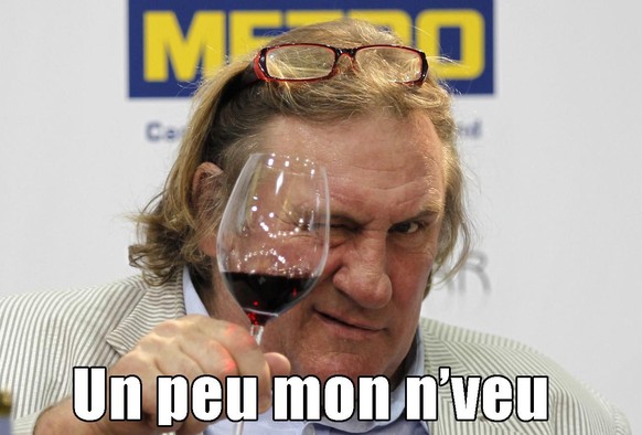 Gérard Depardieu, bière, été, vin