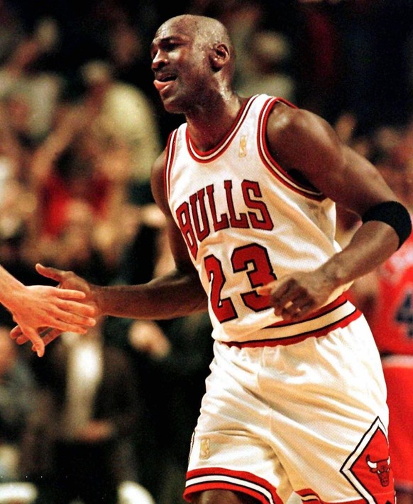 Michael Jordan a remporté six fois le championnat NBA avec les Chicago Bulls.