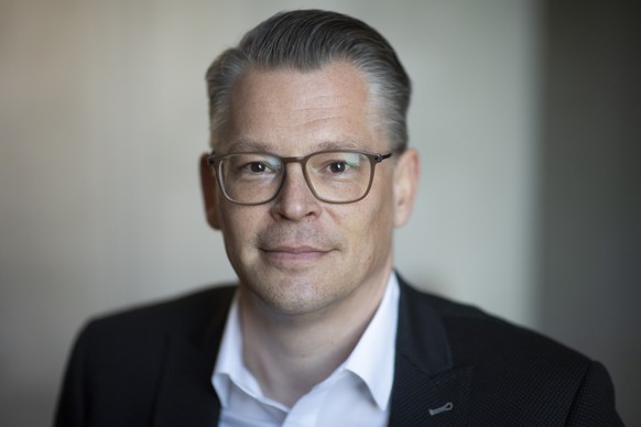 Torsten Friedrich, CEO von Lidl Schweiz, aufgenommen an der Eroeffnung des Obst und Gemueselager mit Fruchtreiferei des Detailhaendlers Lidl, am Donnerstag, 28. Oktober 2021, in Weinfelden. (KEYSTONE/ ...