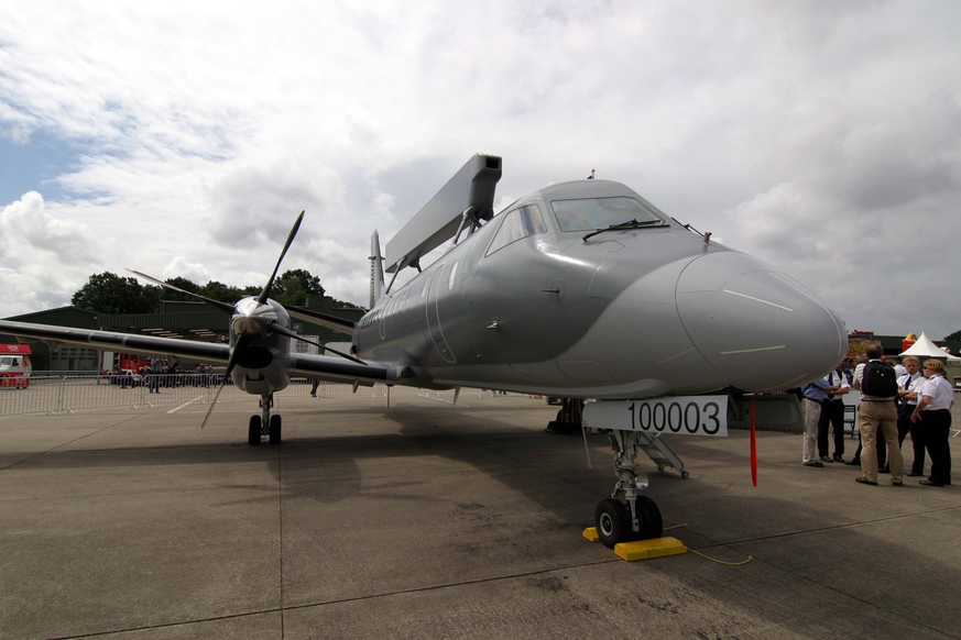 Un Saab 340 AEW&amp;C (photo d&#039;archive): L&#039;avion de reconnaissance sera bientôt utilisé en Ukraine.