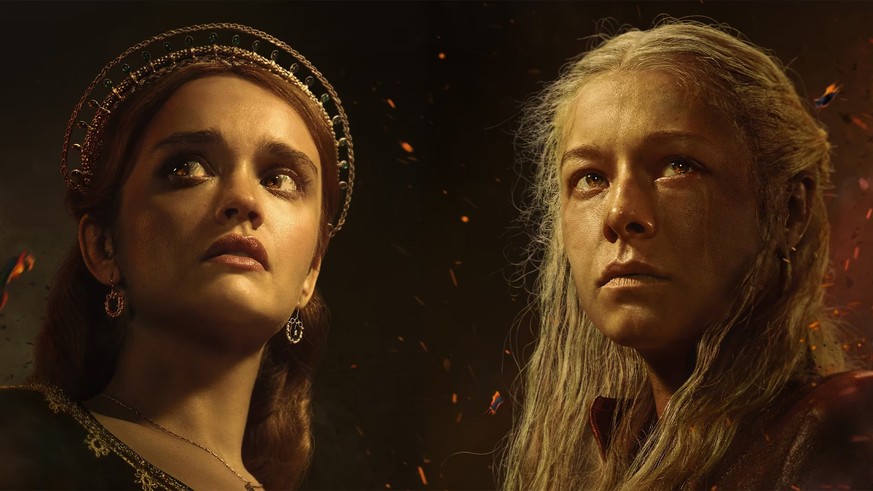 Olivia Cooke et Emma D&#039;Arcy dans la deuxième saison de House of the Dragon