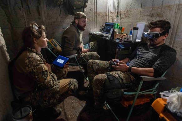 Une image de la 92e brigade de drones FPV Achilles, dans la région de Kharkiv, à 10 kilomètres de la frontière russe.
