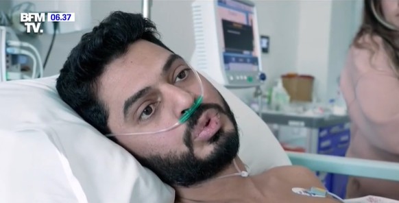 Mustafa est resté coincé sous les gravats d&#039;un hôpital effondré après le séisme qui a frappé la Turquie et la Syrie le 6 février 2023.