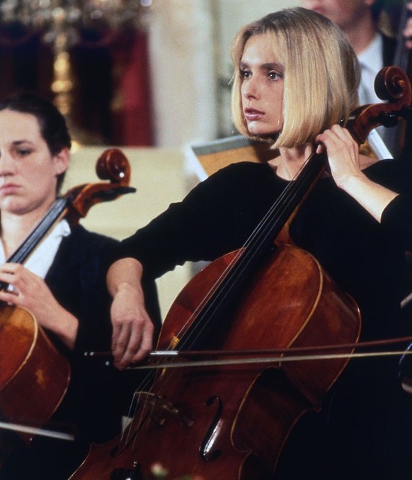 Actress Maryam d'Abo on the set of "The Living Daylights". (Photo by Sunset Boulevard/Corbis via Getty Images)