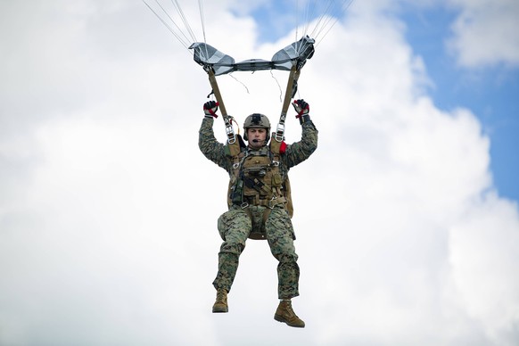 June 7, 2024 - Gotland, Sweden - U.S. Marine Corps GySgt. Patrick Doody, native of Orland Park, Illinois and a jumpmaster with 4th Reconnaissance Battalion, 4th Marine Division, Marine Forces Reserve  ...