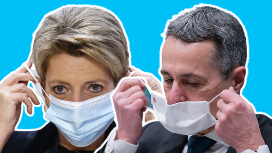 Karin Keller Sutter et Ignazio Cassis sont (presque) vaccinés contre le covid-19.