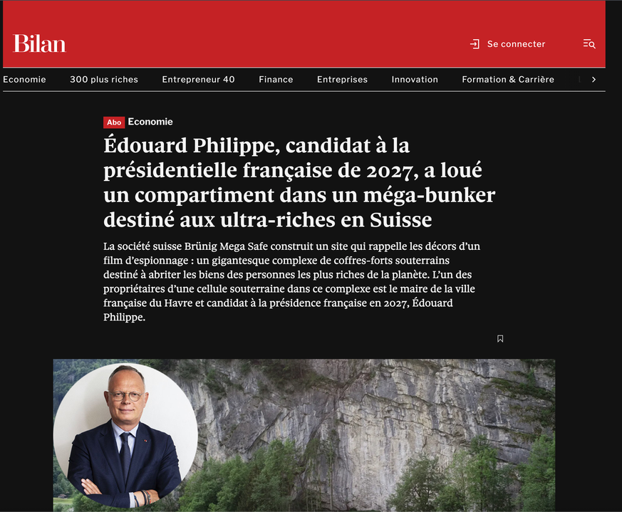 Le site du média économique Bilan a été cloné par l'ingérence russe.
