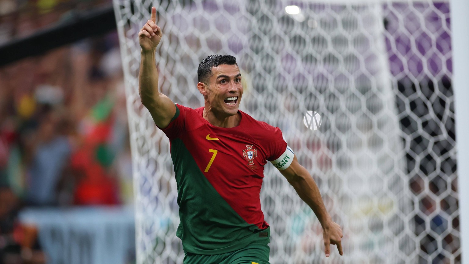 Cristiano Ronaldo POR, NOVEMBER 28, 2022 - Football / Soccer : FIFA World Cup, WM, Weltmeisterschaft, Fussball Qatar 2022 Group H match between Portugal 2-0 Uruguay at Lusail Stadium in Lusail, Qatar. ...