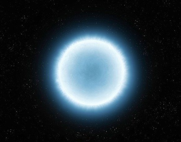 Une naine blanche (illustration).