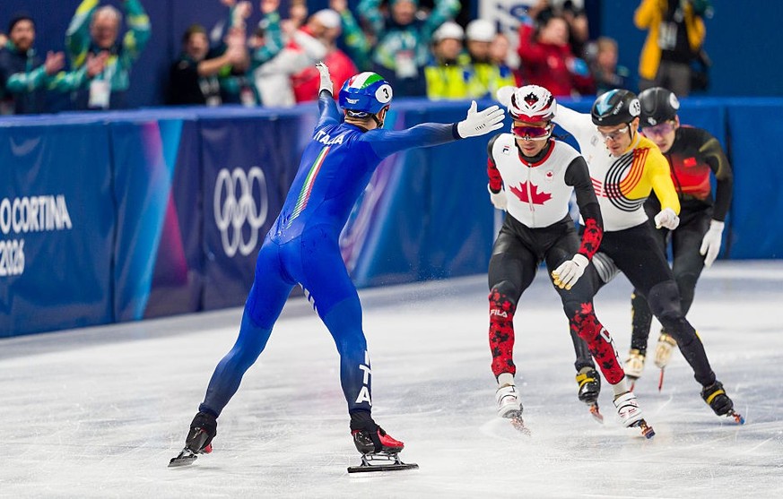 La célébration de ce champion olympique italien fait polémique