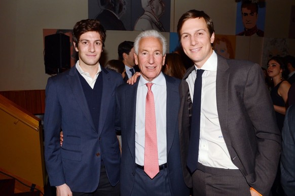 NEW YORK, NY - APRIL 1: (L-R) Josh Kushner, Charles Kushner and Jared Kushner attend The New York Observer's New Look Hosted by Jared Kushner and Joseph Meyer at Casa Lever on April 1, 2014 in Ne ...
