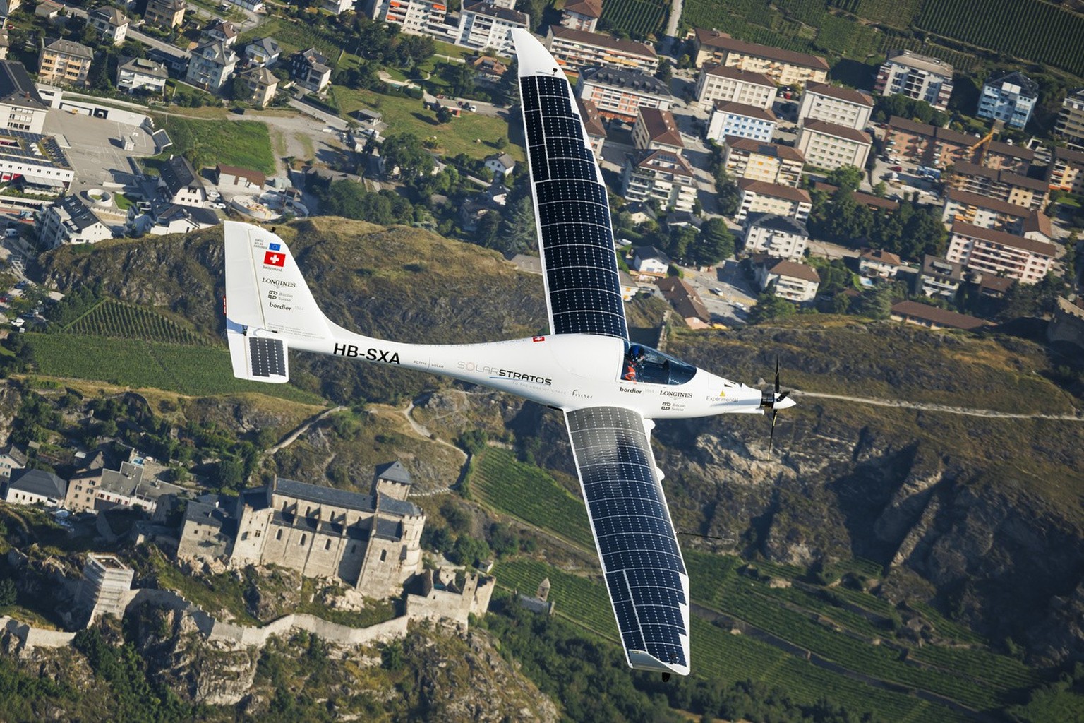 Raphaël Domjan et le Solarstratos
