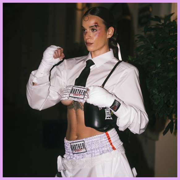 Joana Bender à la Fashion Week de Paris.