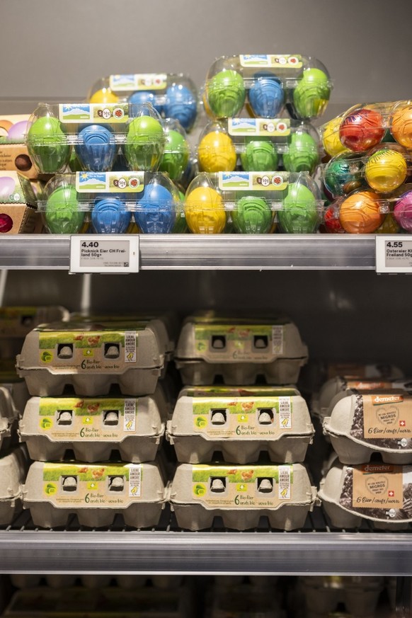 Un réassort serait en cours au rayon des œufs à la Migros.