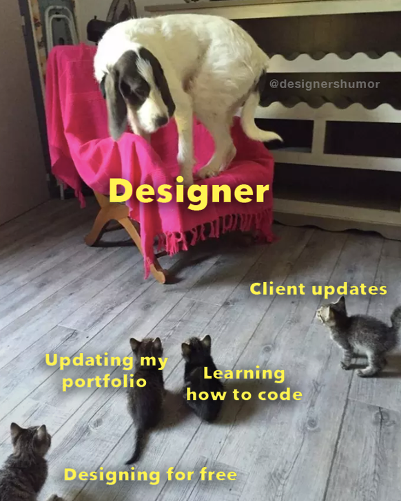 Desinger Meme funny Hund Katze