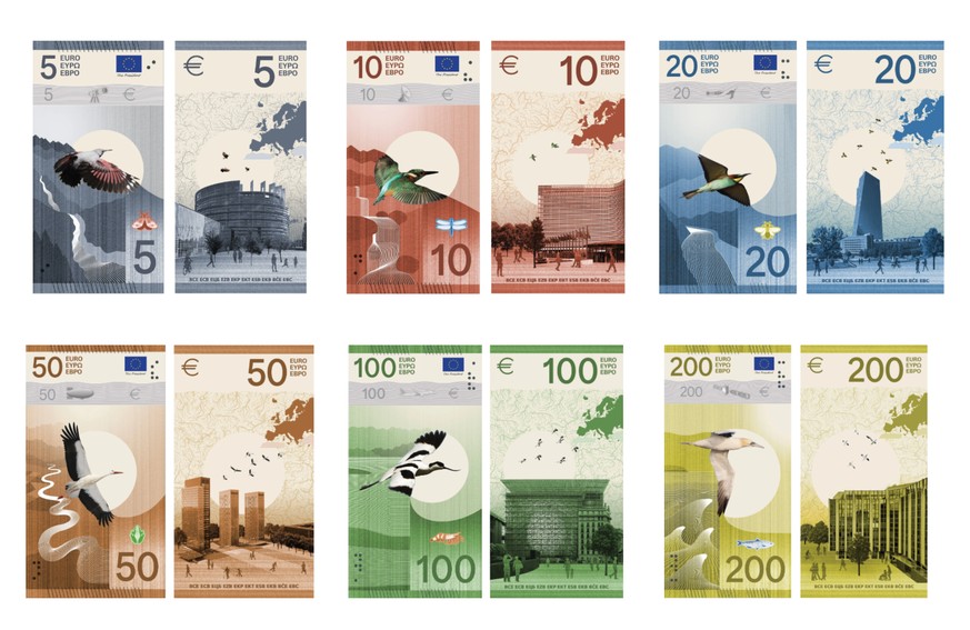 La BCE va changer ses billets d'Euros et on peut voter sur les différentes séries