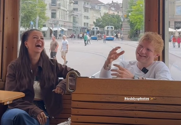 Chiara Castelli et Ed Sheeran